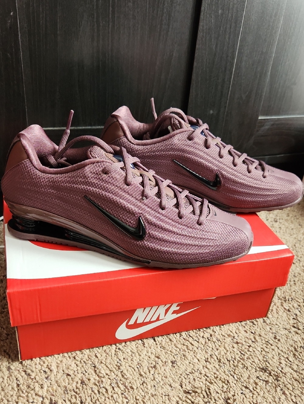 Nike Women's Shox Z- Plum with Black Swoosh